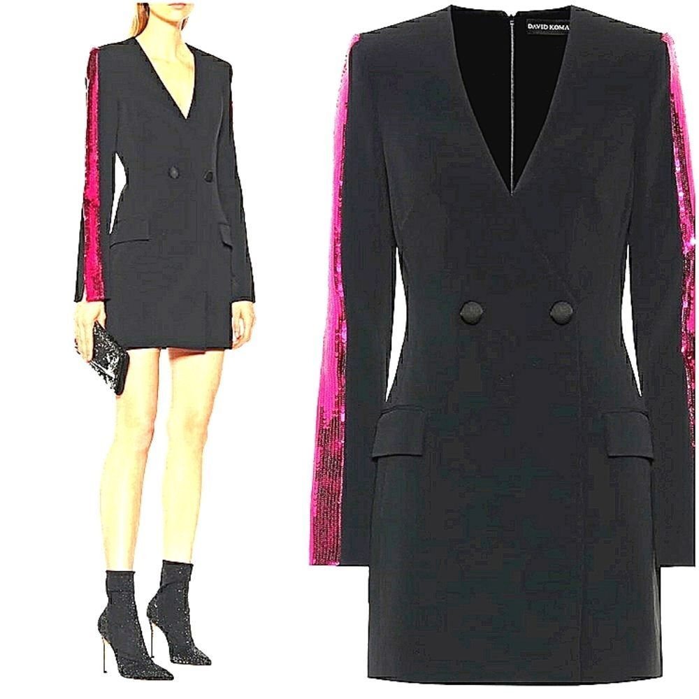 David Koma Sequined cady minidress - Picture 1 of 12